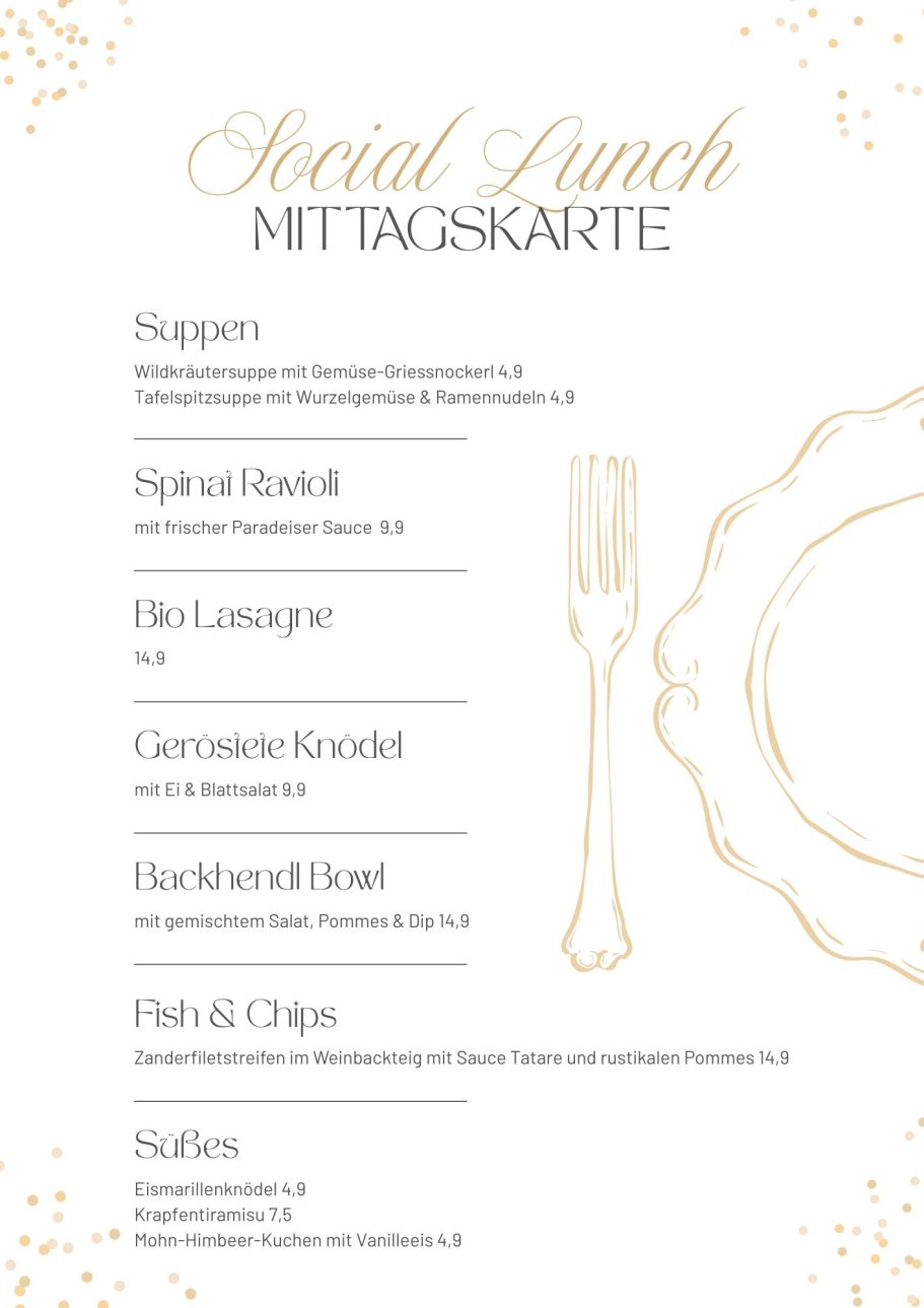 Mittagsmenüs KW23